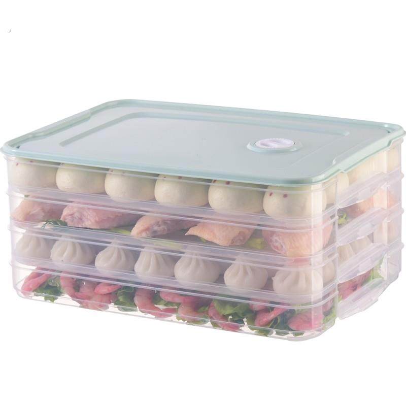 饺子盒专用家用水饺混沌盒冰箱鸡蛋保鲜冷冻盒收纳盒子多层带盖子,淘宝优惠券,粉丝福利购,淘宝优惠卷