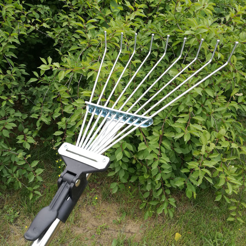 可伸缩园林落叶耙钢丝耙农具耙子不锈钢农用工具圆头草耙搂草耙,淘宝优惠券,粉丝福利购,淘宝优惠卷