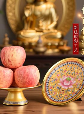 供佛香炉家用供奉仙家套装供水杯供果盘佛前供灯花瓶佛具用品大全
