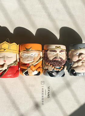西游记雕塑摆件齐天大圣孙悟空潮玩家居车载治愈解压摆件可爱猴子