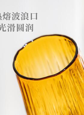 富贵竹专用花瓶摆件大号客厅高级感桌面插花雪柳马醉木落地摆设