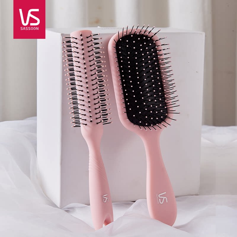 沙宣梳子负离子圆卷发梳梨花头内扣滚梳按摩发梳防静电大卷家用梳