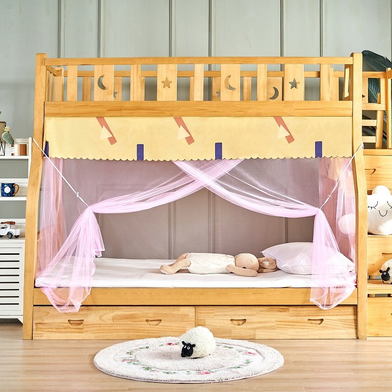 子母床蚊帐学生下铺用梯形高低床1.2m1.35m1.5米家用上下双层床,淘宝优惠券,粉丝福利购,淘宝优惠卷