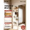 Entrance hole board dressing mirror integrated storage rack custom-shaped wall full-body mirror door storage hanging board