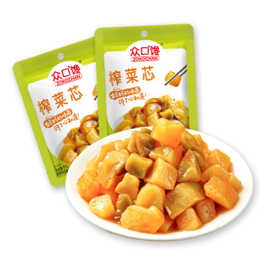 众口馋开袋即食榨菜芯脆爽70g