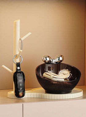 入户玄关收纳盒门口放钥匙置物架家居装饰品摆件乔迁新居礼品礼物