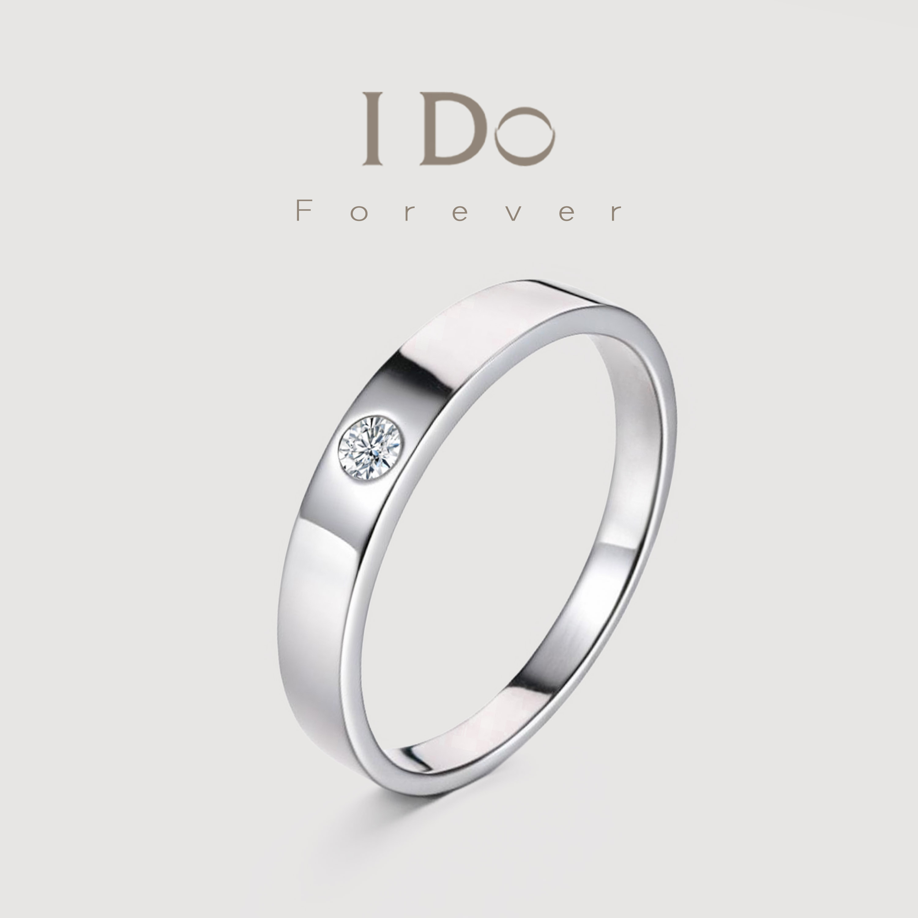 Propose and get married with IDO Forever cultured diamond ring