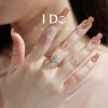 IDO Forever cultured diamond ring proposal