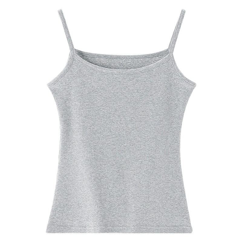 白色纯棉打底吊带小背心女内搭2025新款夏季外穿遮副乳上衣无胸垫,淘宝优惠券,粉丝福利购,淘宝优惠卷