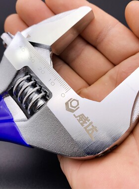 卫浴水槽专用超大开口6寸8寸短柄活扳手螺丝五金工具万能活口扳子