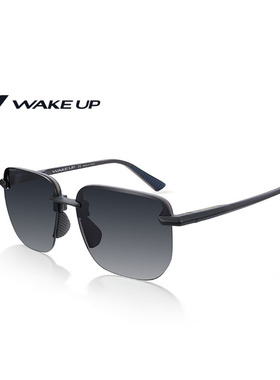 WAKEUP太阳眼镜时尚无框超轻户外休闲高级感眼镜墨镜 WP15SN1028