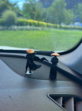 【到手4个】桌面车载古风汽车内饰摆件侠客汽车中控台剑客车载CH