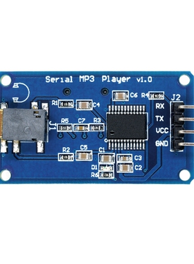 YX5300 MP3模块 语音模块 串口控制 音乐模块播报器 TF卡槽
