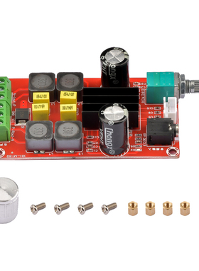 数字功放板双声道2X40W立体声 数字音频放大板音响DIY改装10-24V