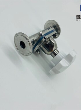 新款316L不锈钢快装隔膜阀卫生级直通式手动隔膜阀快开卡箍式阀门