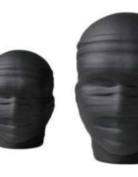 现代极简磨砂人头雕塑样板房书房电视柜客厅家居桌面装饰品摆件