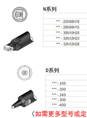 高频烙铁头911G型号焊咀非标定做自动焊锡机配件大功率电烙铁焊嘴