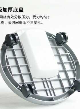 特大花盆托盘有轮室内万向轮移动加厚塑料接水盘 带刹车