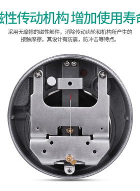 微压差表60pa过滤器差压计风压表暖通空调洁净室正压指针式负压表