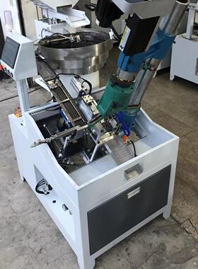 非标定 制自动攻牙机全自动一出二轴双伺服攻牙机自动钻孔攻丝机