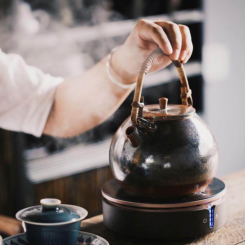 德茗堂猫眼迷你电陶炉茶炉铁壶烧水银壶泡茶炉小型功夫茶炉煮茶器,淘宝优惠券,粉丝福利购,淘宝优惠卷