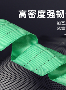 吊带吊绳保护套防割垫布6cm8cm聚酯纤维聚氨酯工业起重吊装带绳子