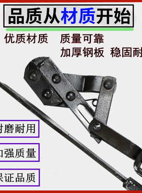 大棚钢丝绳紧线器虎头式卡线器葡萄架铁丝塑钢导线拉线铁夹头拉紧