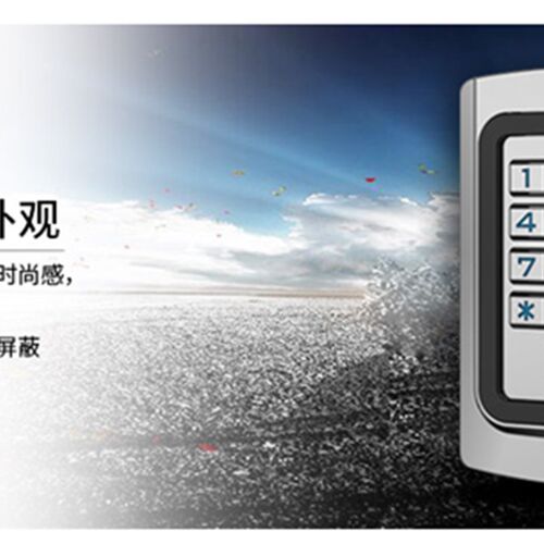 K5EM金属防水防雨门禁All灌胶K5MF读卡器ID卡IC卡密码读头背光 - 图0
