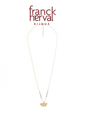 法国品牌Franck Herval 王妃系列轻奢百搭项链配饰银杏叶百搭链女