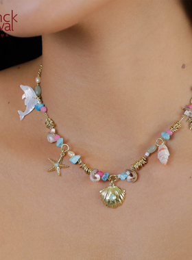 法国品牌Franck Herval 凡尔赛系列 奇幻海洋项链彩色