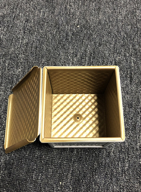 新麦吐司盒不粘带盖正方形低糖面包烘焙模具水立方波纹不沾生土司