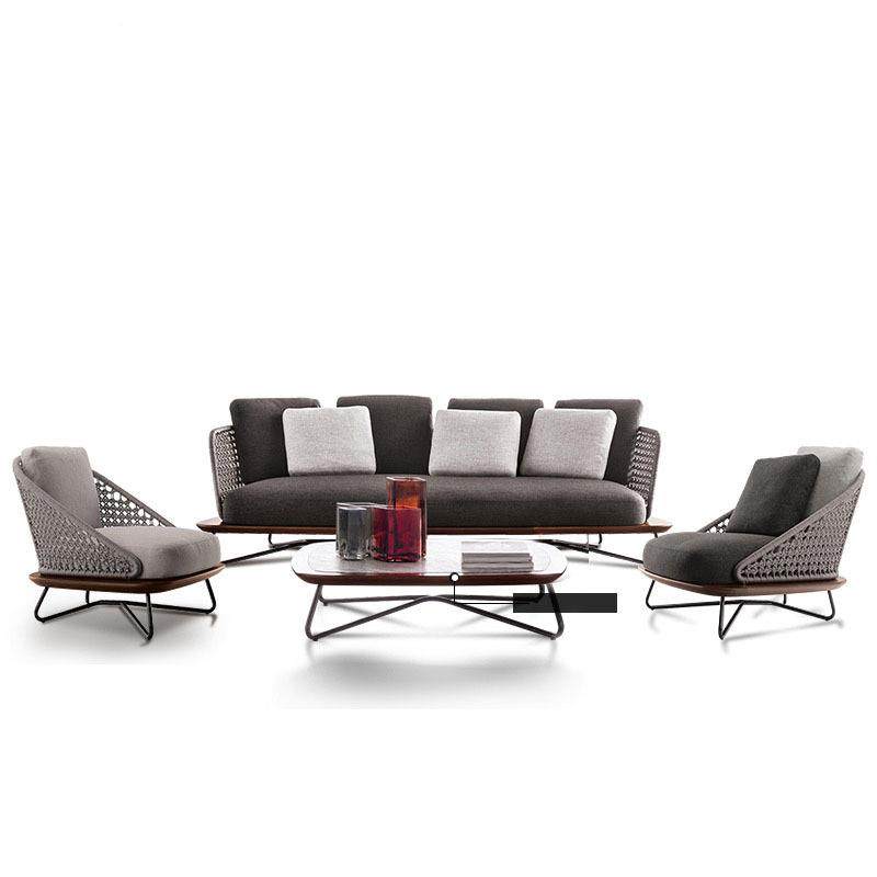 户外沙发庭院柚木藤沙发组合防水防晒露天阳台花园藤编沙发家具,淘宝优惠券,粉丝福利购,淘宝优惠卷