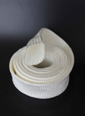 高硅氧带防火耐高温套管1000特种玻璃纤维管绝缘管道缠绕高温管