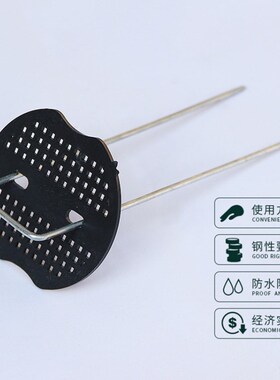 防草地布钉斜尖镀锌U型地钉草坪地膜三维网固定器土工格栅地钉子