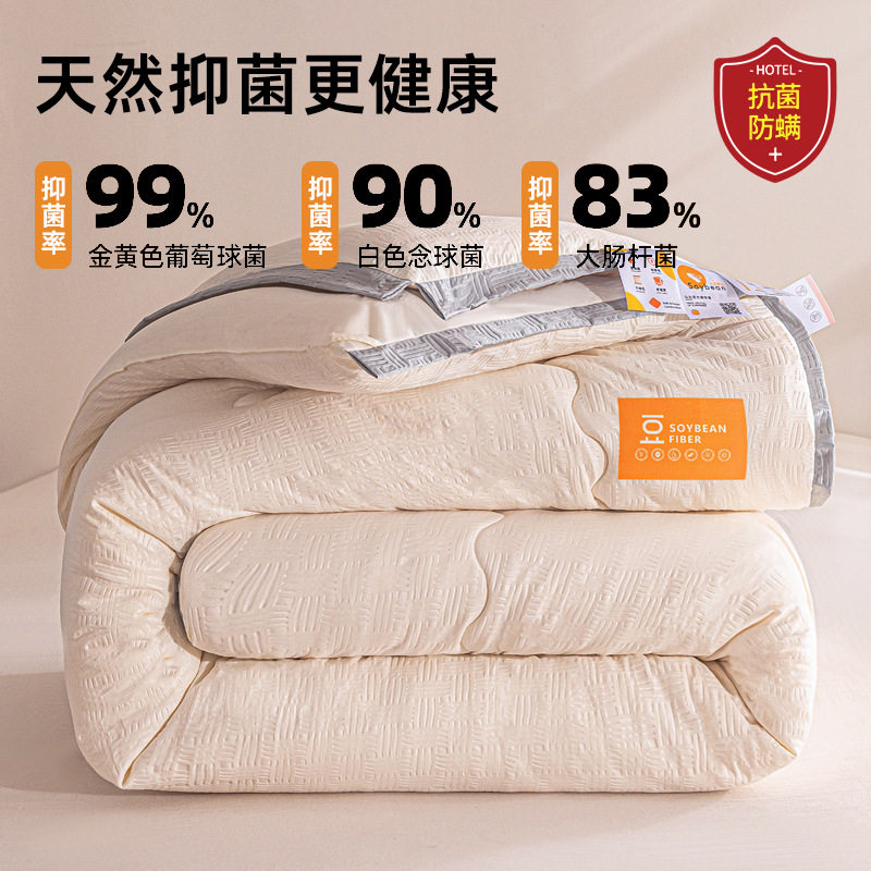 「次日达」大豆纤维被子冬季加厚保暖春秋款四季通用学生宿舍加厚,淘宝优惠券,粉丝福利购,淘宝优惠卷