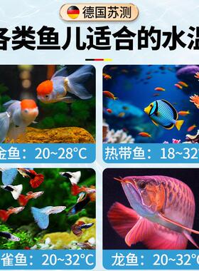 苏测鱼缸温度计水高精量