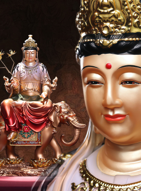 【普陀监制】文殊普贤神像