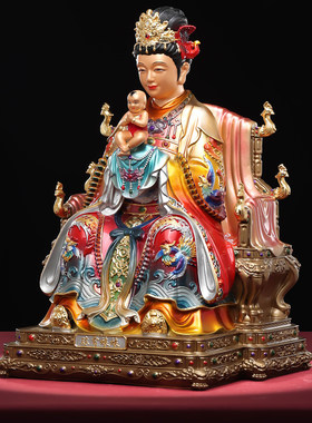 【非遗手工】三霄元君家用神像