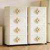 Large capacity clothes thick quilt storage cabinet wheeled wardrobe