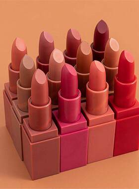 12 Colors Matte Lipstick 滋润持色雾面哑光口红【爆款】