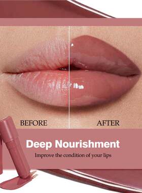 Solid Jelly Lip Gloss Non-Sticky 水光果冻润唇膏 保湿显色口红