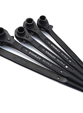 史丹利STANLEY 公制双口尖尾棘轮扳手 12mm*14mm 94-174-1-23