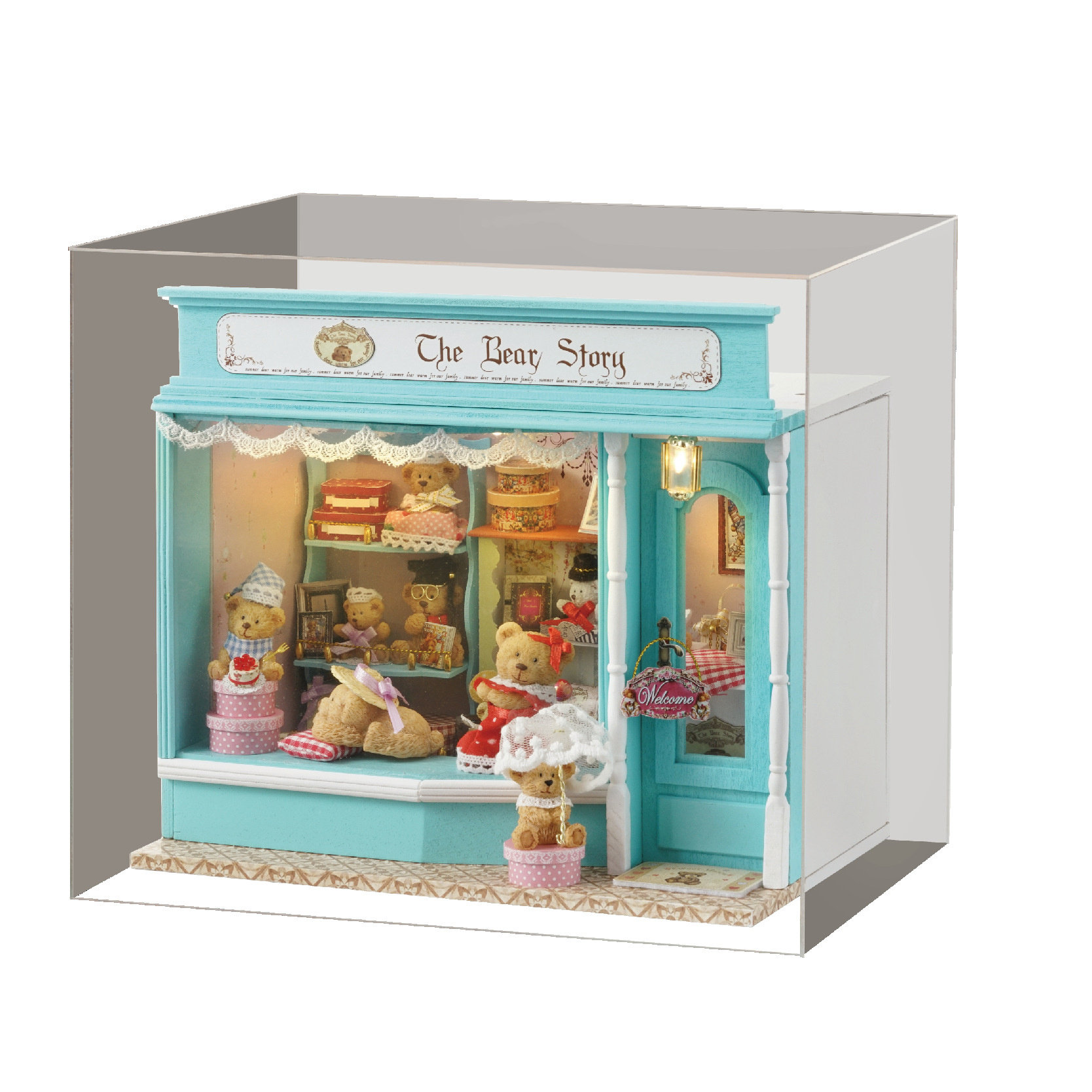 糖果屋小熊的童话故事智趣屋小屋创意木食玩店铺模型女生礼物,淘宝优惠券,粉丝福利购,淘宝优惠卷