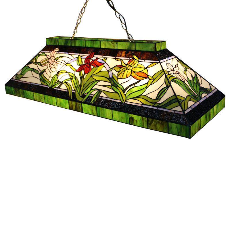 汇璟蒂凡尼 复古灯饰酒店 台球灯咖啡厅创意手工玻璃花朵摇篮吊灯,淘宝优惠券,粉丝福利购,淘宝优惠卷