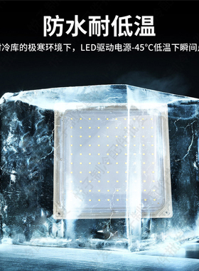 LED冷藏库灯冰库冻库防水耐低温照明灯具工厂车间化妆室浴室防潮