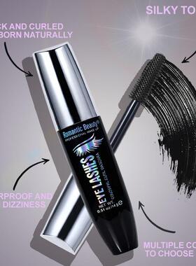 跨境欧美外贸睫毛膏纤长浓密卷翘睫毛打底定型防水不晕染 mascara