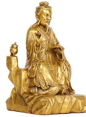 杨铜记厂家铜器铜药王铜像摆件悬壶济世 药圣 孙思邈铜像