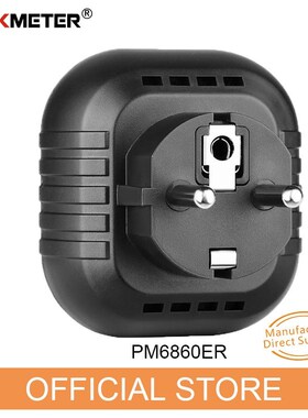 华谊PM6860ER/BG/DR插座测试仪电源极性RCD相位检测仪漏电验电器