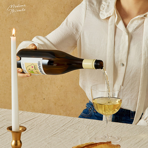 MadameBlanche好俊白葡萄酒霞多丽法国进口干型葡萄酒微醺晚安酒 - 图2
