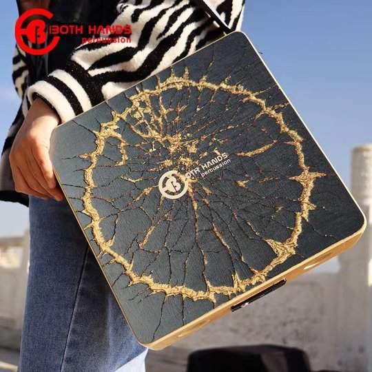 插电旅行鼓BH卡宏箱鼓双手便携手鼓民谣流行打击乐器拾音器电箱